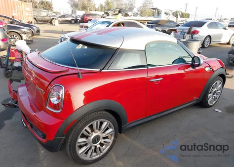 2012 Mini Cooper S из США, поврежденный, VIN WMWSX3C56CT154662